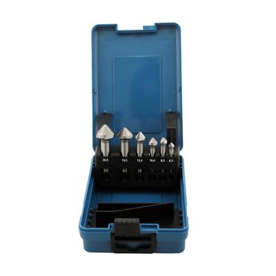 Konisk försänkare sats Ø6,3-20,5 mm 90° HSS